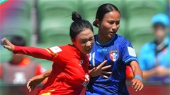 Trực tiếp ĐT nữ Đài Bắc Trung Hoa 1-0 ĐT nữ Việt Nam: Trọng tài bỏ qua 11m của Việt Nam 